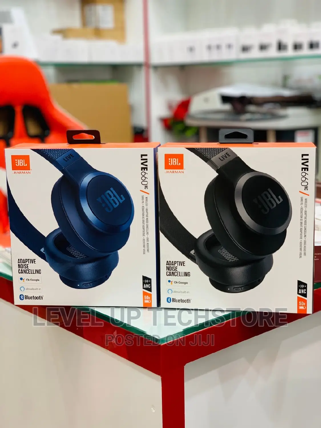 JBL Live 660NC Adaptive Noise Cancellation Headphones - New