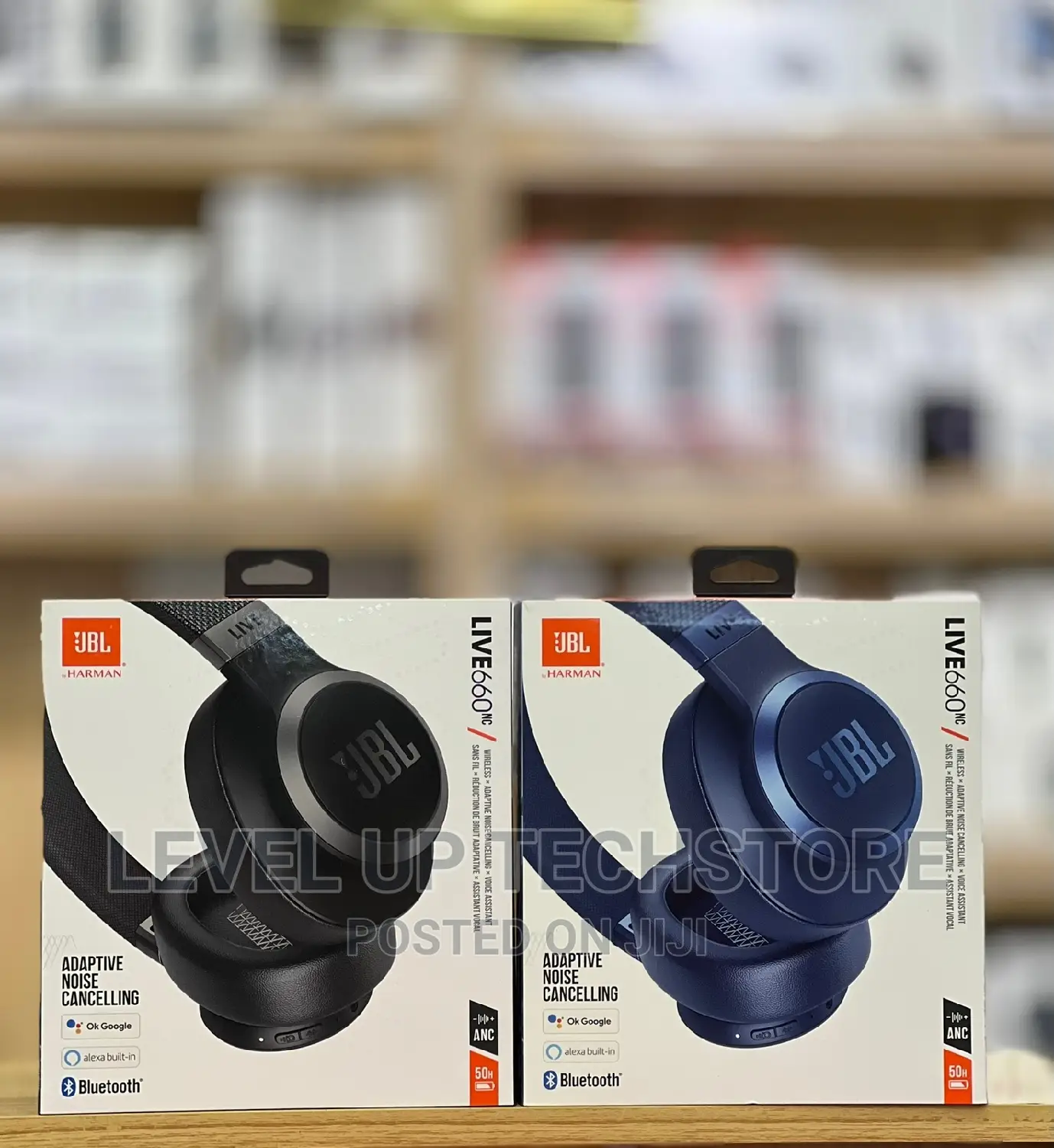JBL Live 660NC Noise-Canceling Wireless Over-Ear Headphones