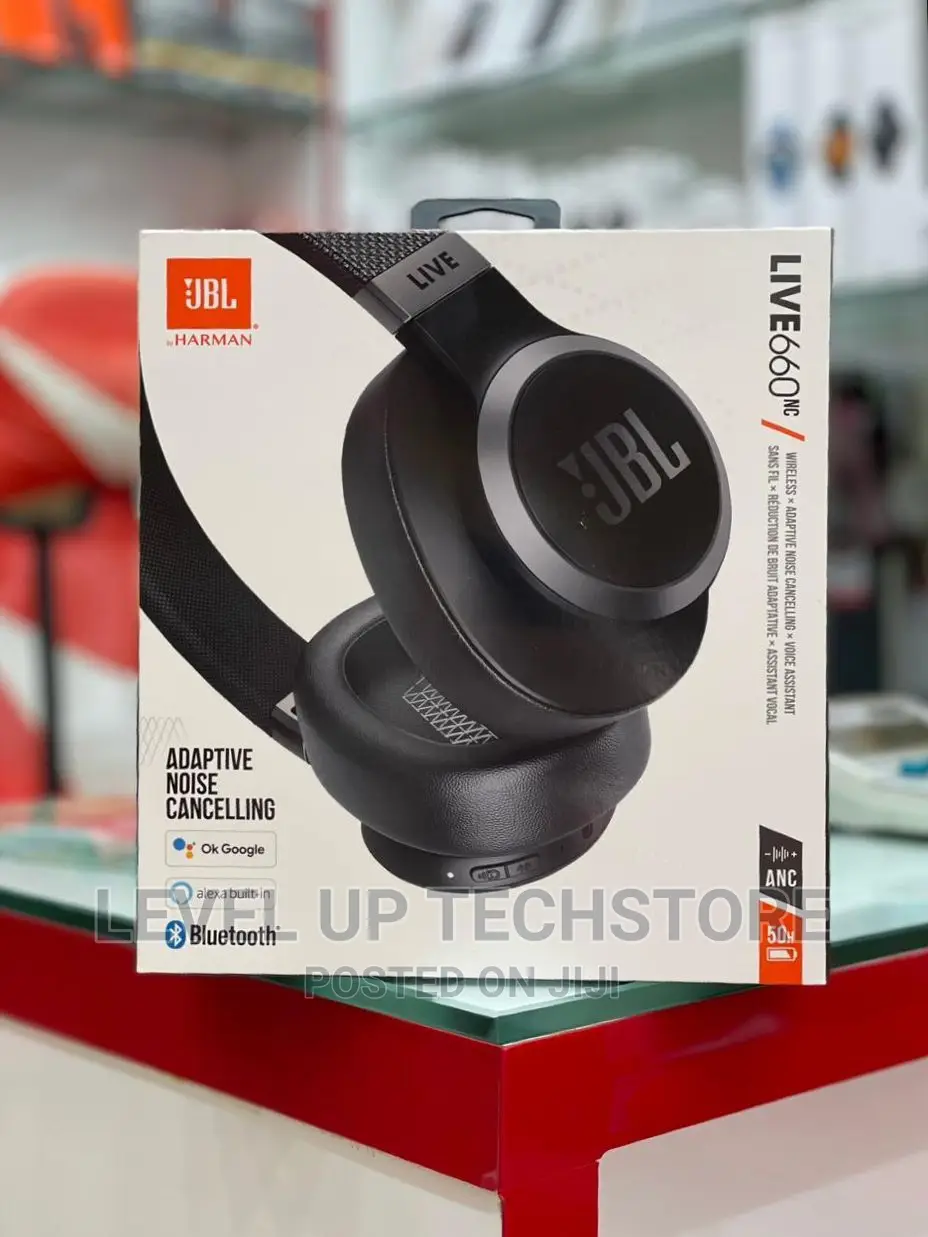 JBL Live 660NC Adaptive Noise Cancellation Headphones - New