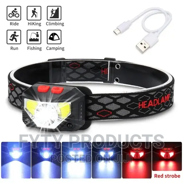 Waterproof Rechargeable Led Head Torch