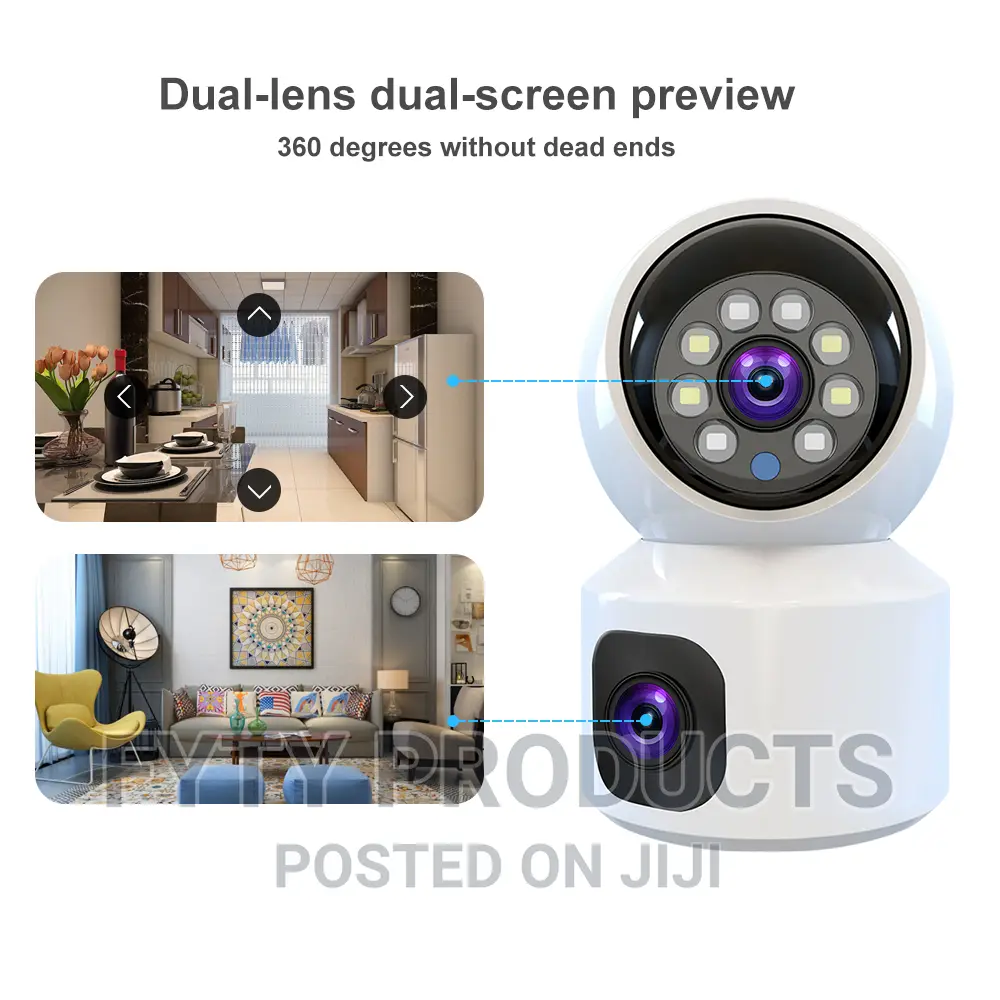 Indoor Doulecamera 4G Bullet PTZ Linkage Cameras Baby Monito