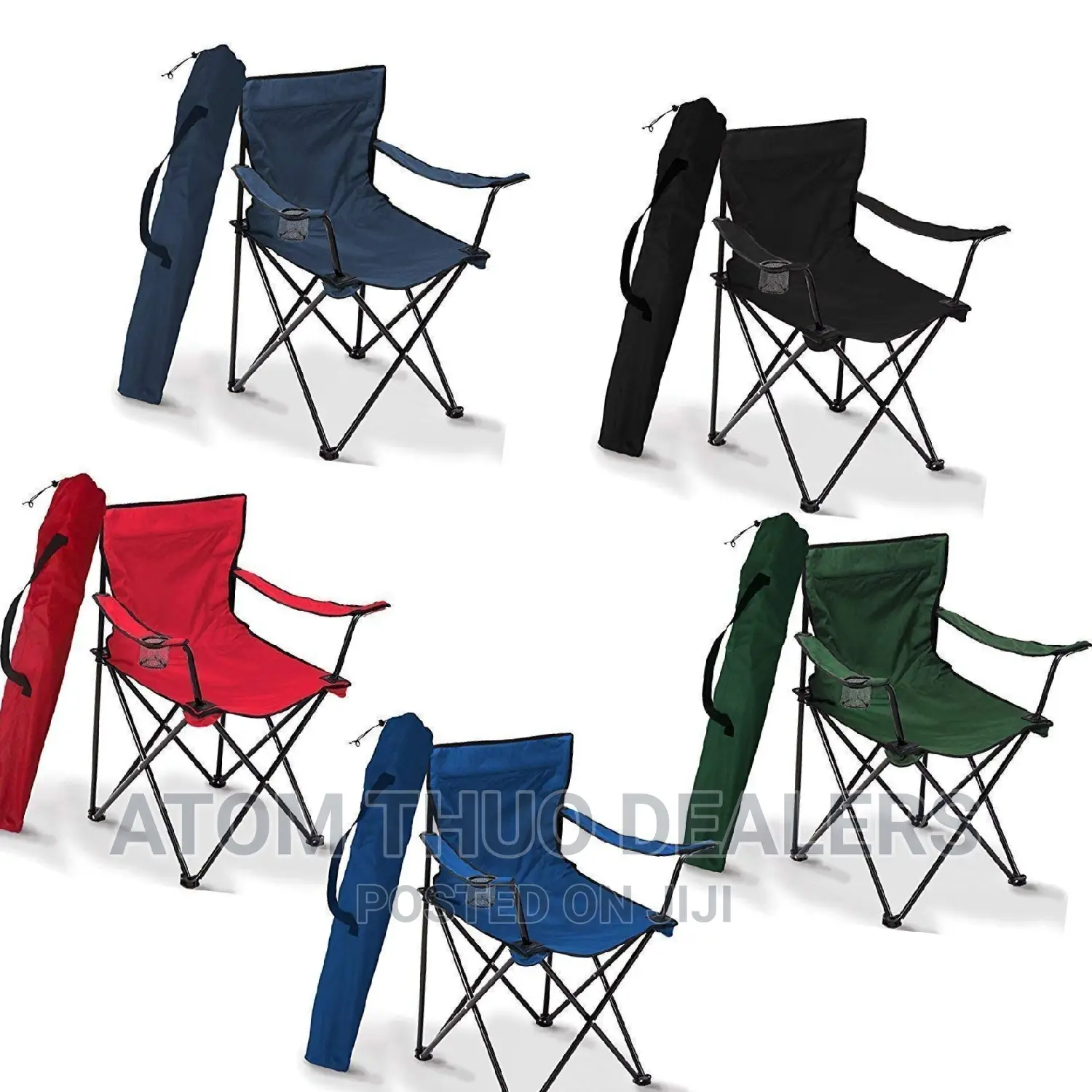 Foldable Camping Chair With Free Carrier Bag 