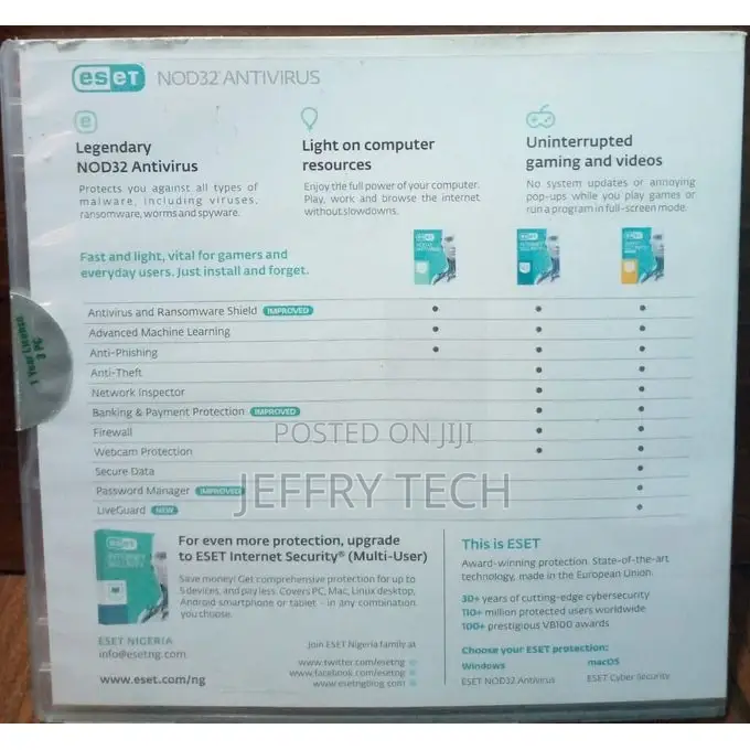 Eset NOD32 Antivirus 3 User