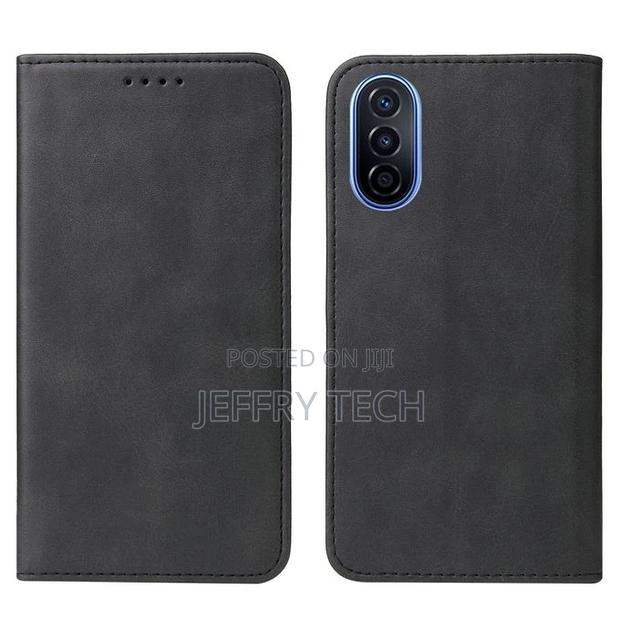 For Huawei Nova Y70 Flip Leather Phone Case(Black) - thumbnail 2