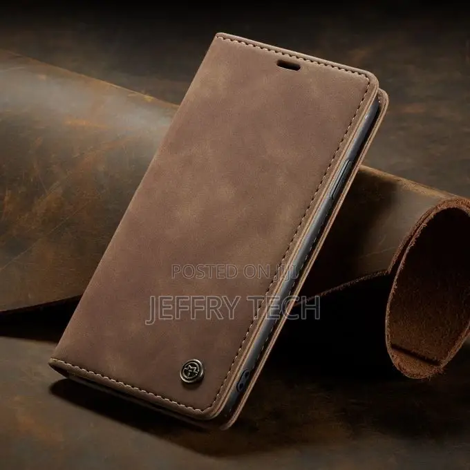 Leather Flip Case for Samsung Galaxy S21 + S20 FE S22 S9 Plu