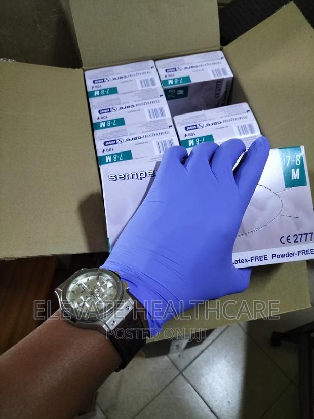 Purple Nitrile Gloves - thumbnail 2