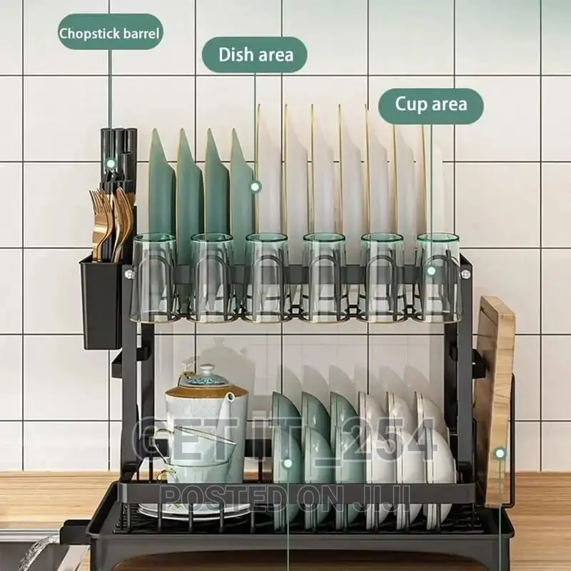 High Quality 2 Tier Dish Rack