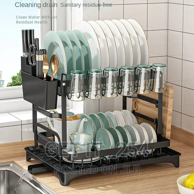 High Quality 2 Tier Dish Rack