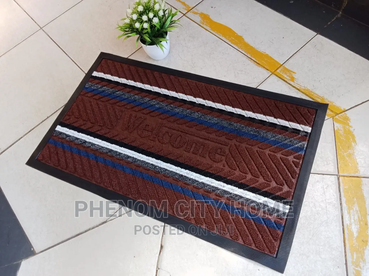 Welcome Absorbent Door Mats