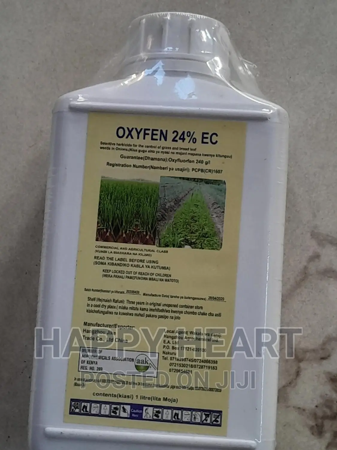 Oxyfen 24ec Onion Selective Herbicide 1litre