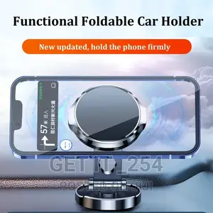 Foldable Magnetic Car / Home Phone Holder