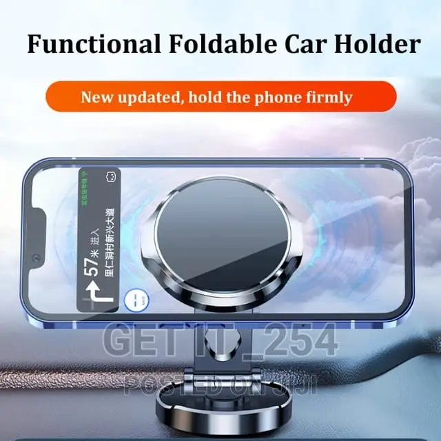 Foldable Magnetic Car / Home Phone Holder