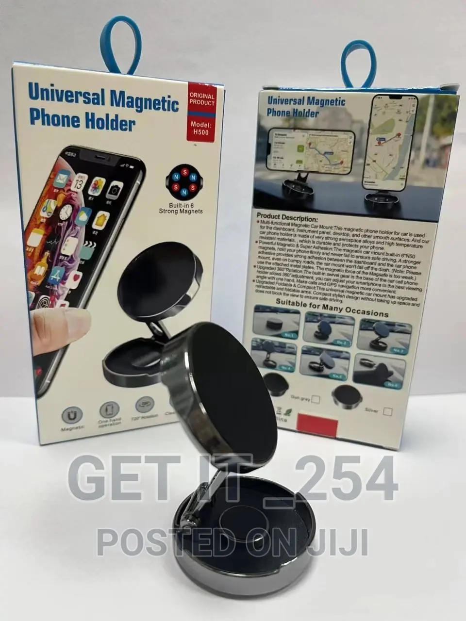 Foldable Magnetic Car / Home Phone Holder