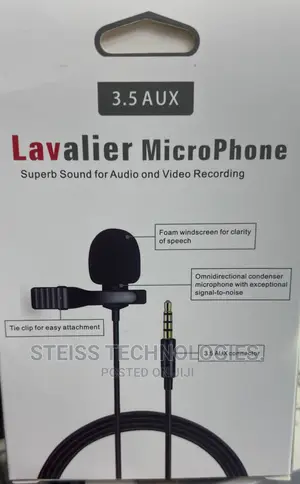 Lavalier Microphone Audio Jack