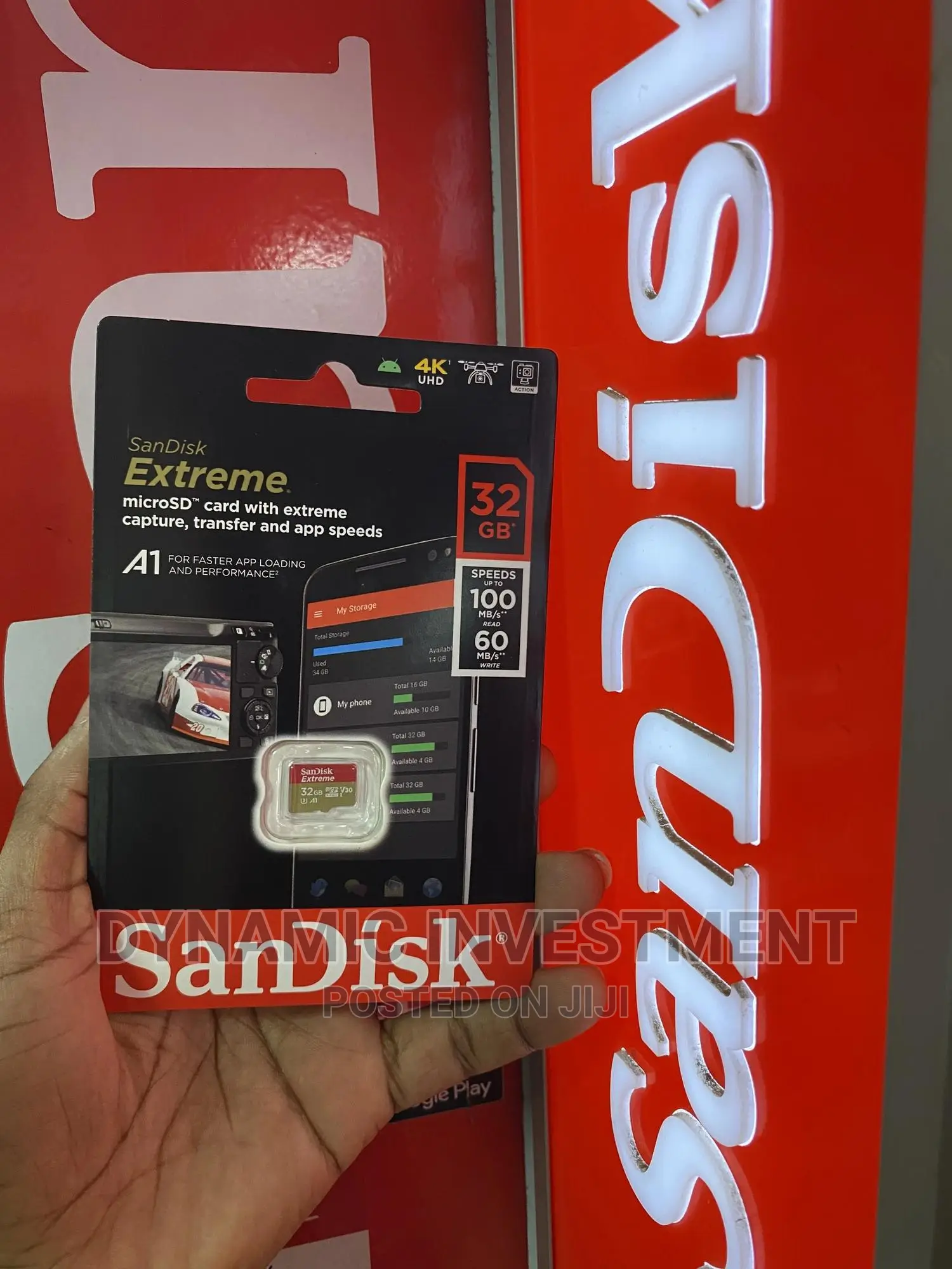 Sandisk 32GB Extreme Microsdhc UHS-I Memory Card