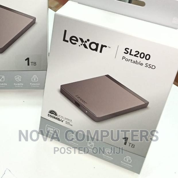Lexar SL200 Portable 1TB External Ssd, Upto 550mbps - main view
