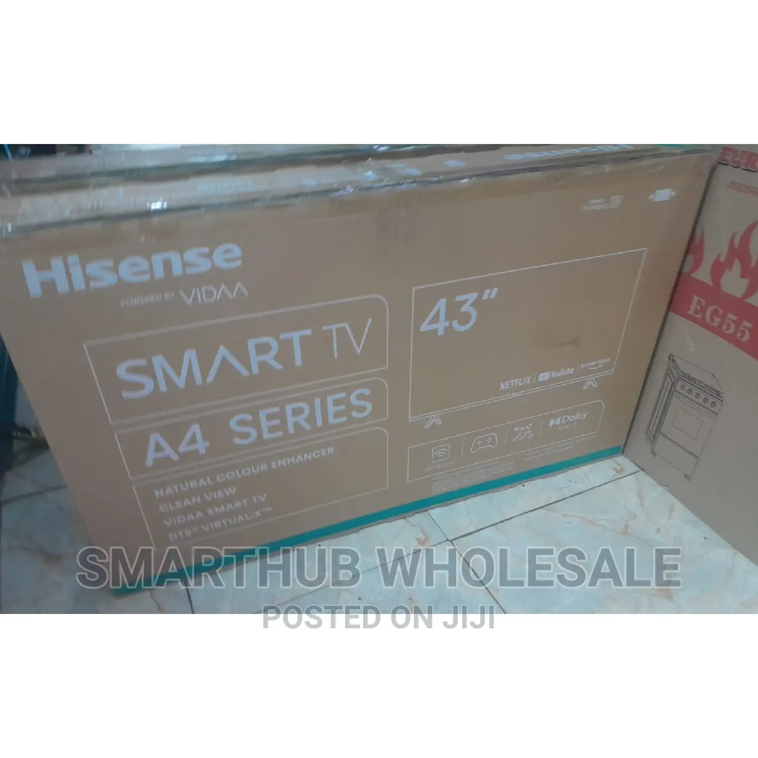 Hisence 43 Smart A4g Frameless Tv 1year Warranty