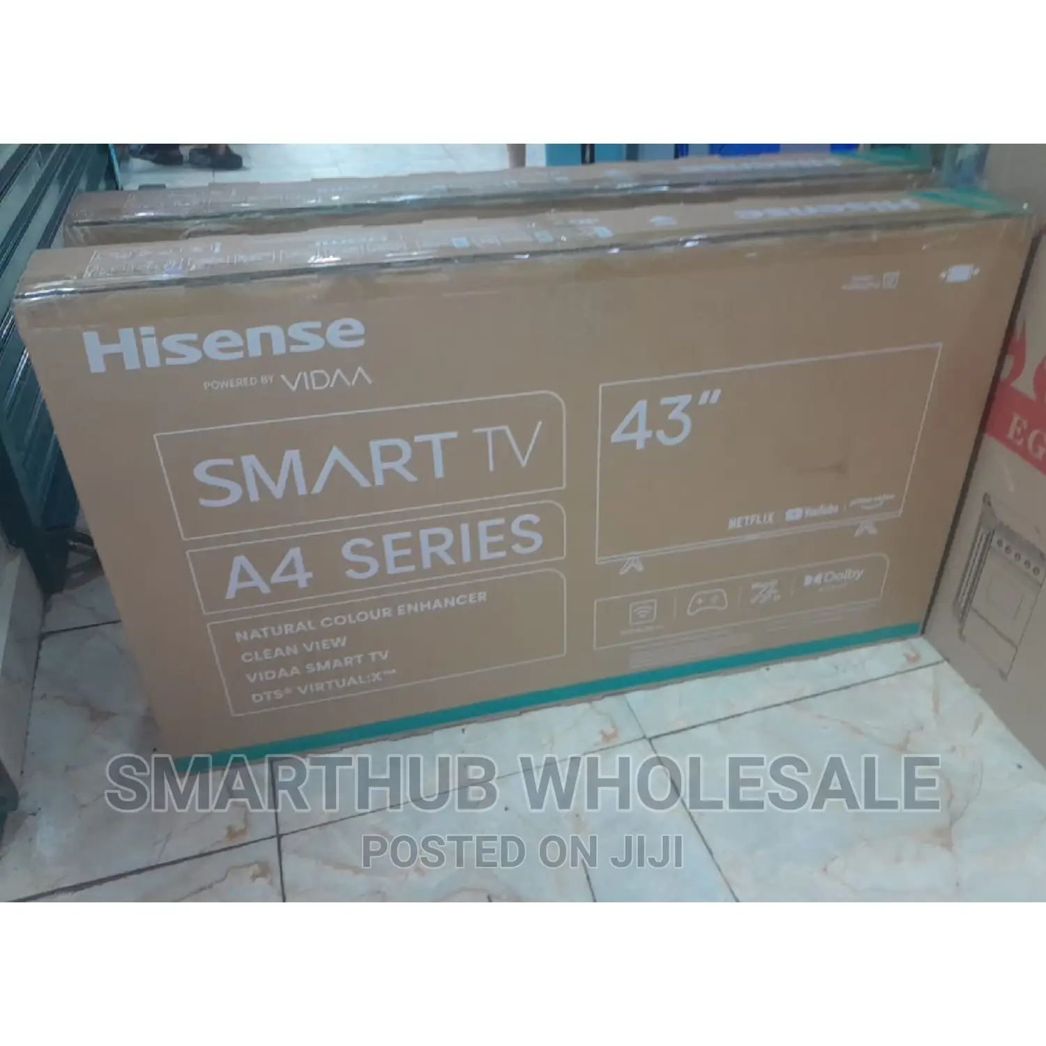 Hisence 43 Smart A4g Frameless Tv 1year Warranty