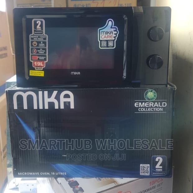 Mika Manual Microwave - Black 1 Year Warranty