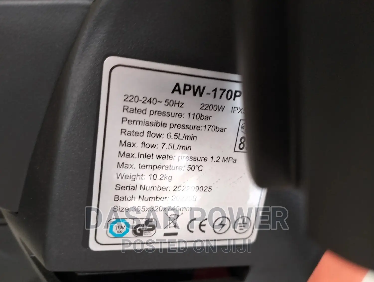 Apw 170p Pressure Washer.