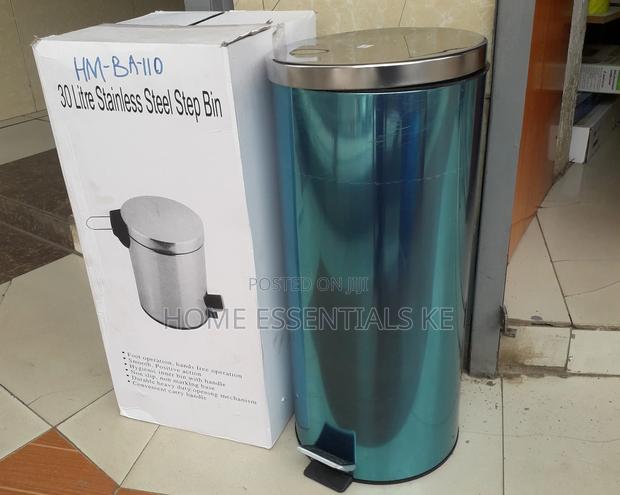 30L Stainless Steel Dustbin