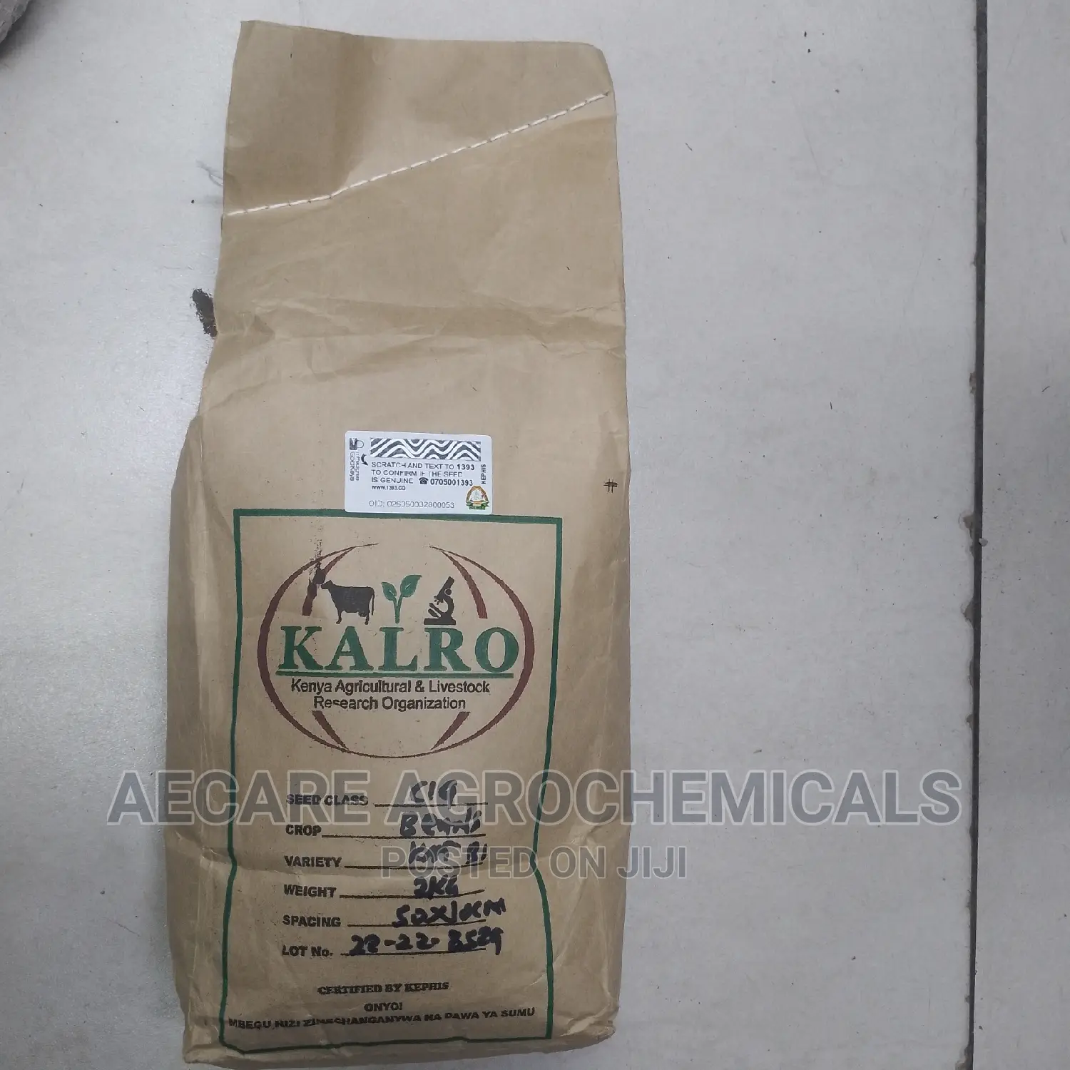 Yellow Beans Seeds 2kg (Kalro) KAT B1