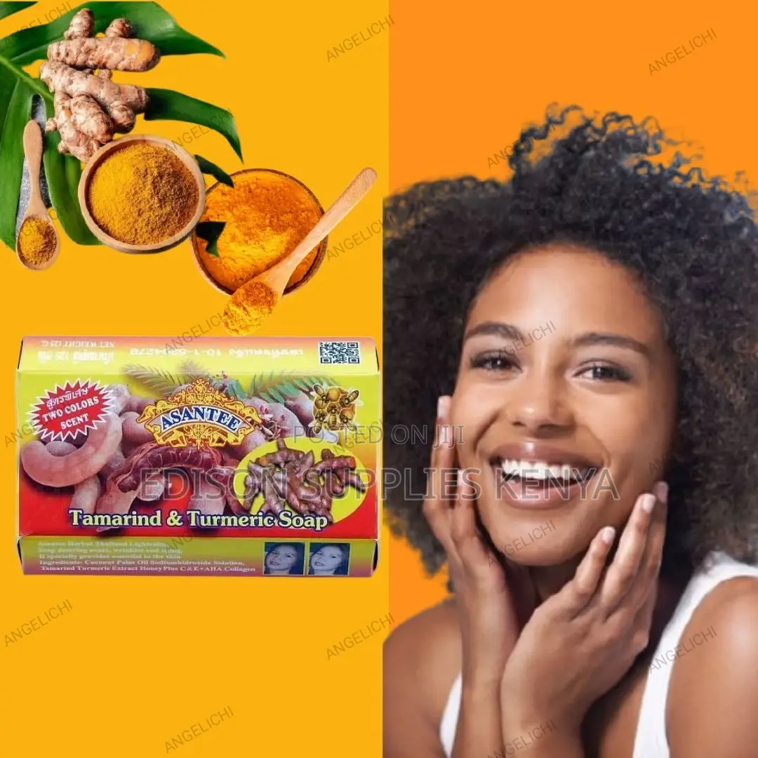 Asantee Tumeric and Tamarind Soap Clears Dark Spots and Acne