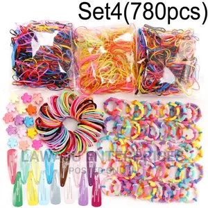780pcs Colorful Girls Hair Accessories