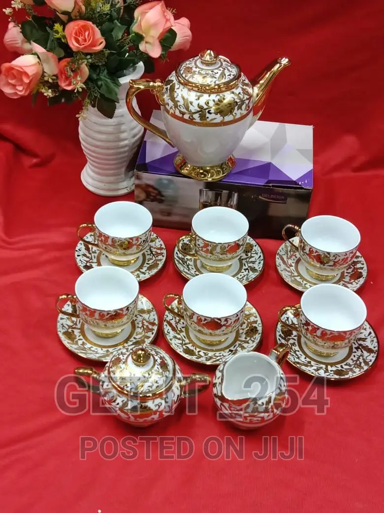 Coffee Set 17 PCS Set 
6 Cups 
6 Saucers