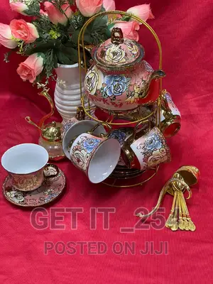 Coffee Set 17 PCS Set 
6 Cups 
6 Saucers