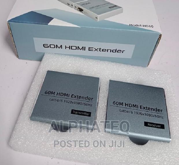 HDMI Extender 60 Meters HDMI Network Cable Extender With Pow