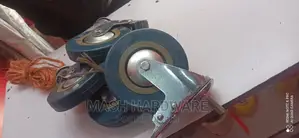 5" Screw Stud Casters With Brakes