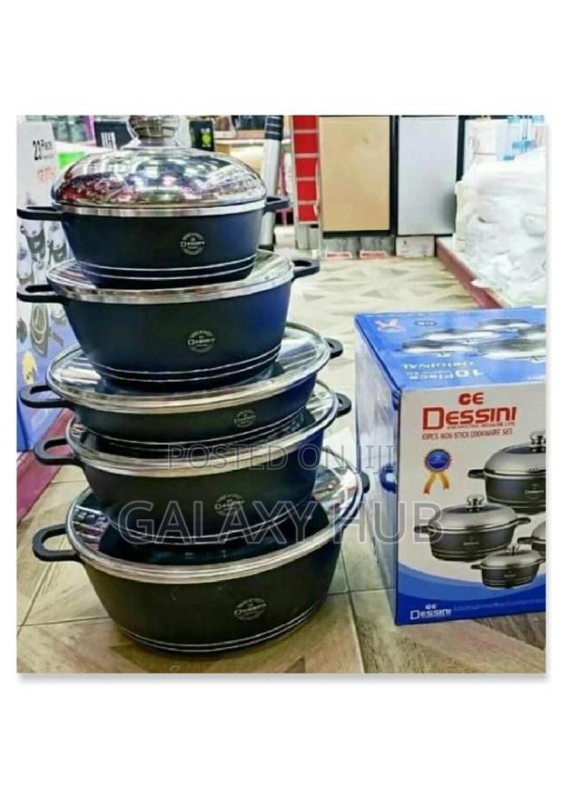 Dessini Nonstick Cooking Set(10 Pcs)