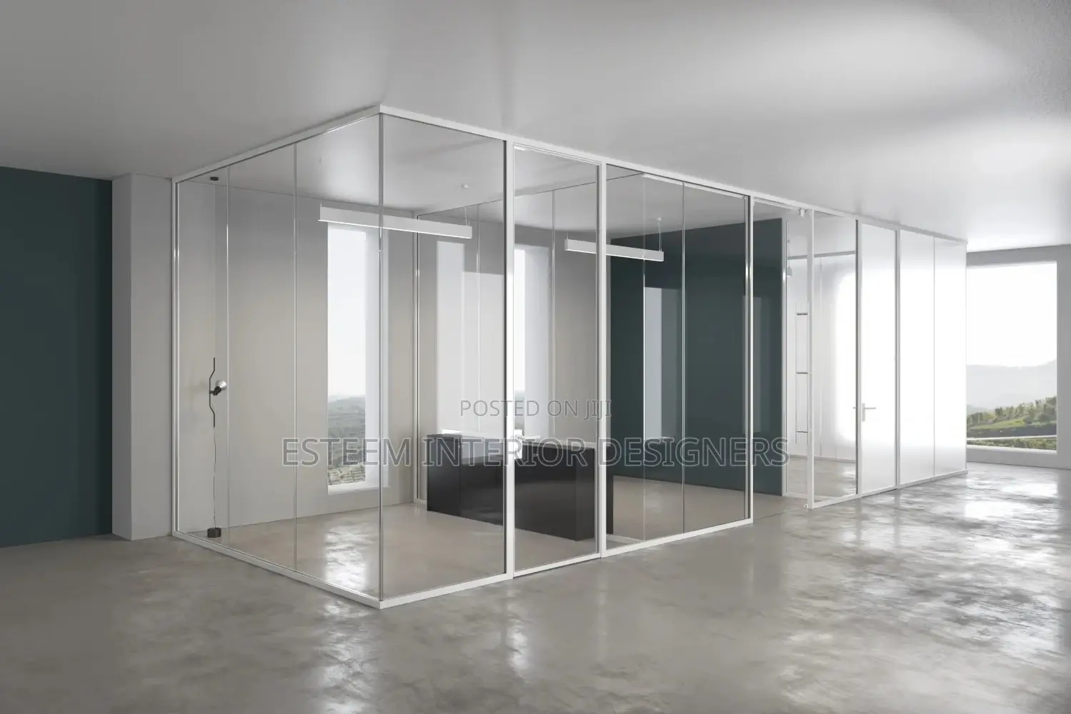 Aluminiun Glass Office Partition