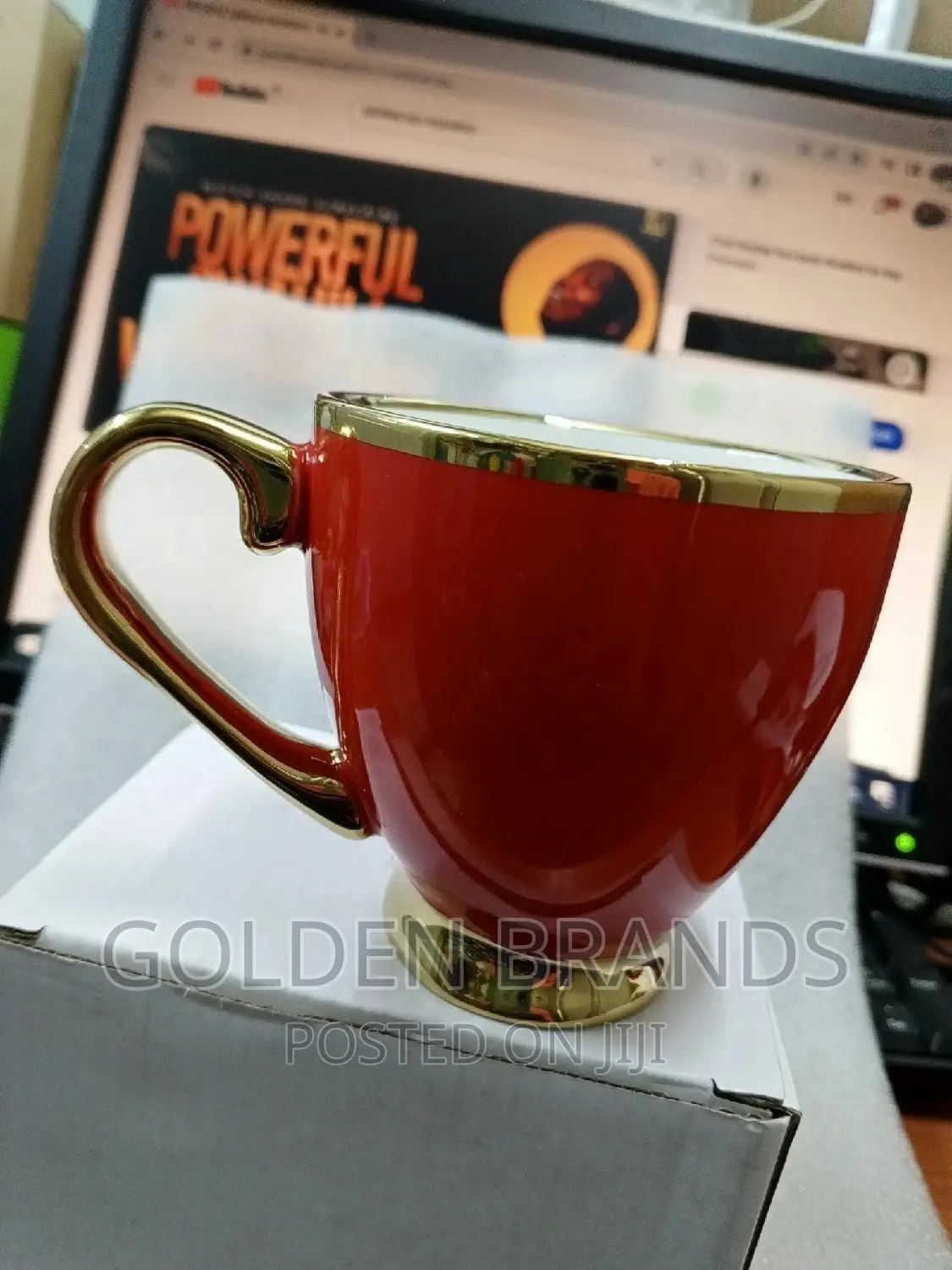 Classic Melamine Cup Golden Coated ,Specious