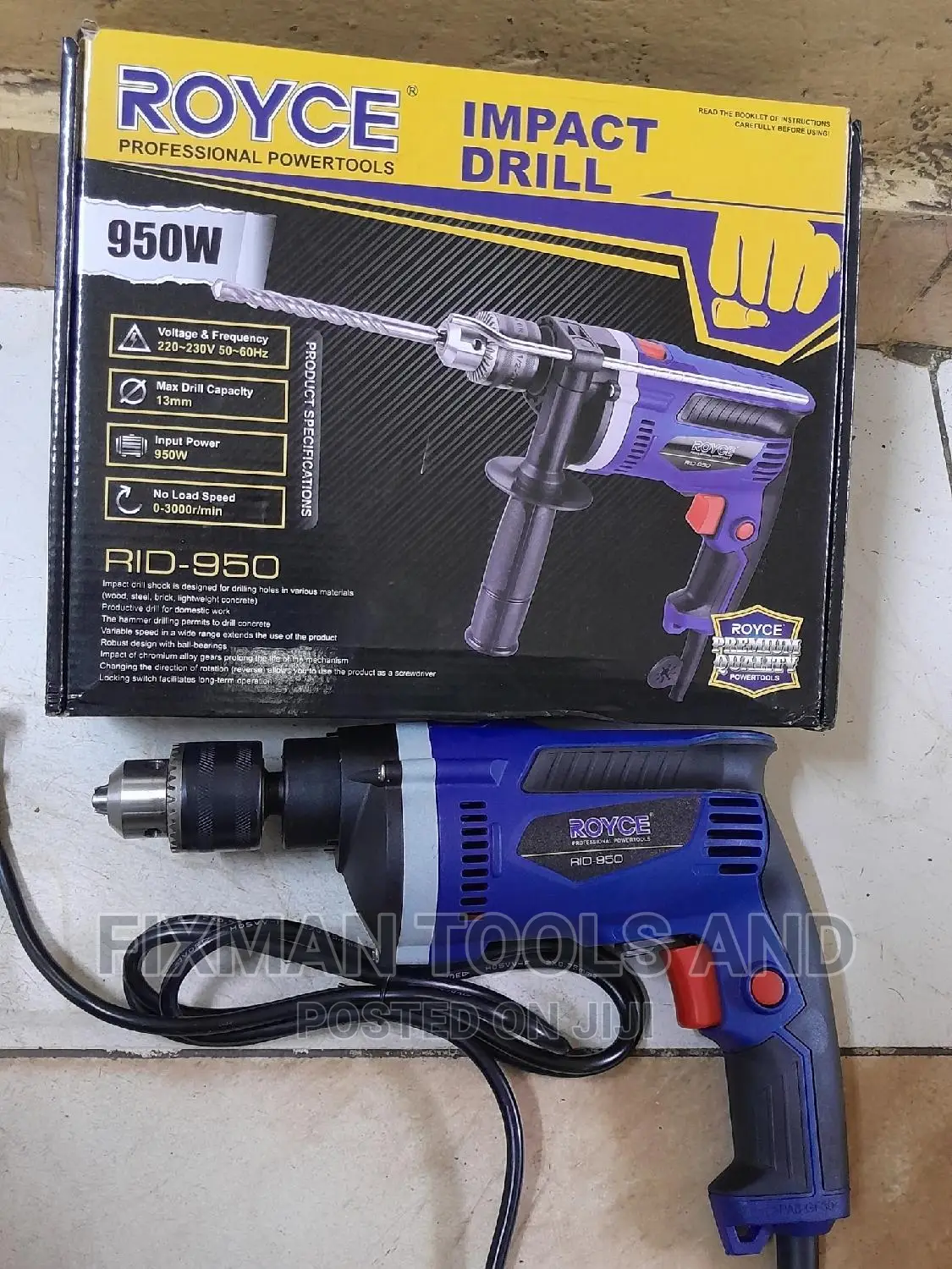 Best of Royce Power Drill With Hammer 950 Watts