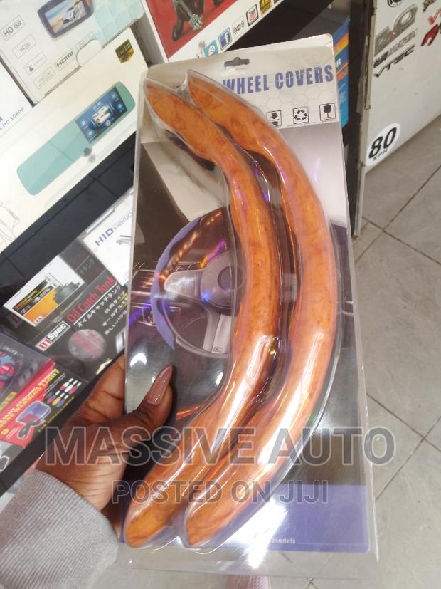 Cool Brown Carbon Fiber Steering Wheel Cover