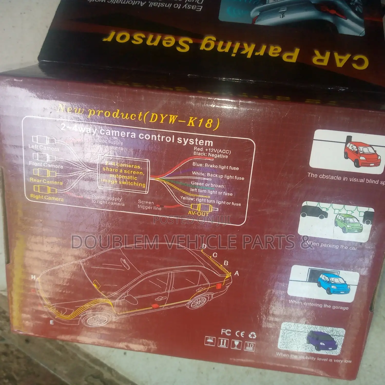 Car Parking Sensor With Camera Universal