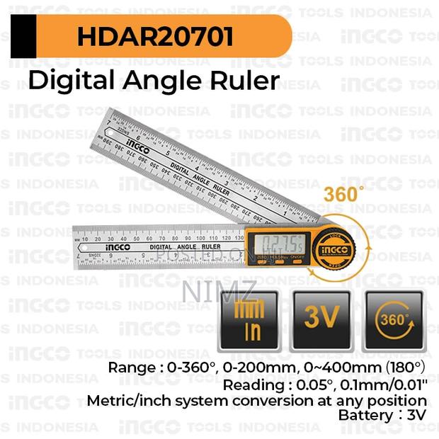 Digital Angle Ruler 3v - main view
