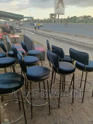 High Stools for Counter, Powder Coated.