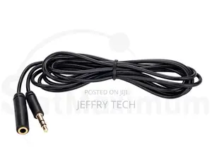 3.5mm Stereo Audio Headphone Male to Female Slim Extension C