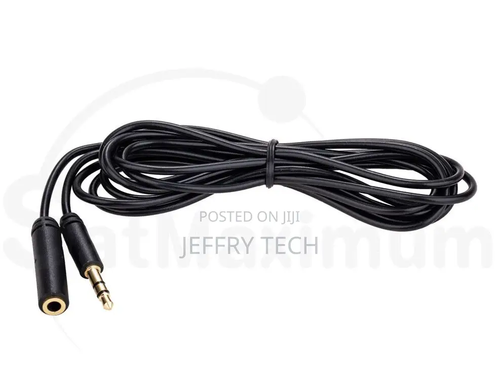 3.5mm Stereo Audio Headphone Male to Female Slim Extension C