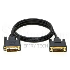 DVI-D to DVI-D Male Cable Dual Link 24+1 Pin HDTV, PC, M