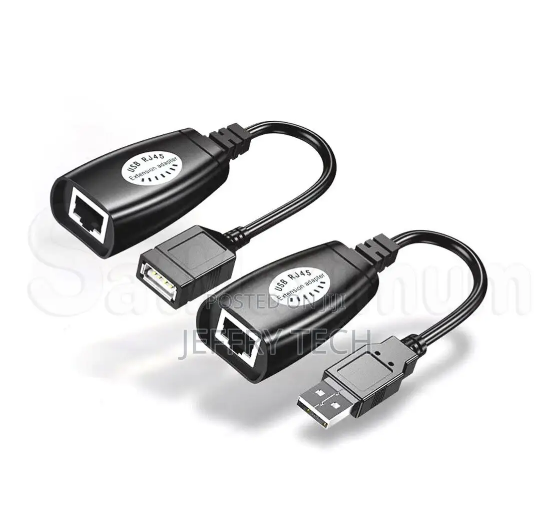 USB to RJ45 Extension Adapter Cat5/Cat5e/Cat6 Ethernet Exten
