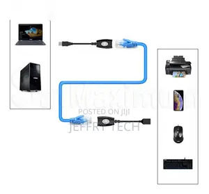 USB to RJ45 Extension Adapter Cat5/Cat5e/Cat6 Ethernet Exten