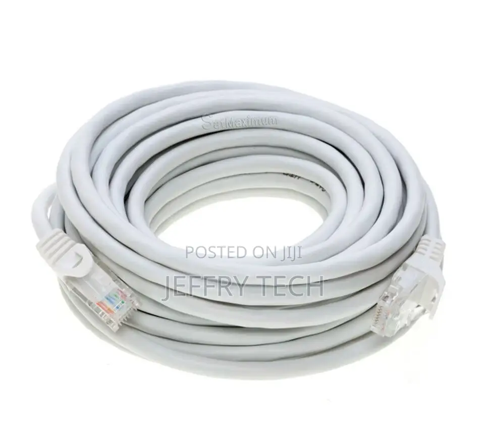 CAT5 Ethernet Patch Cable RJ-45 LAN Internet Cord White 30m