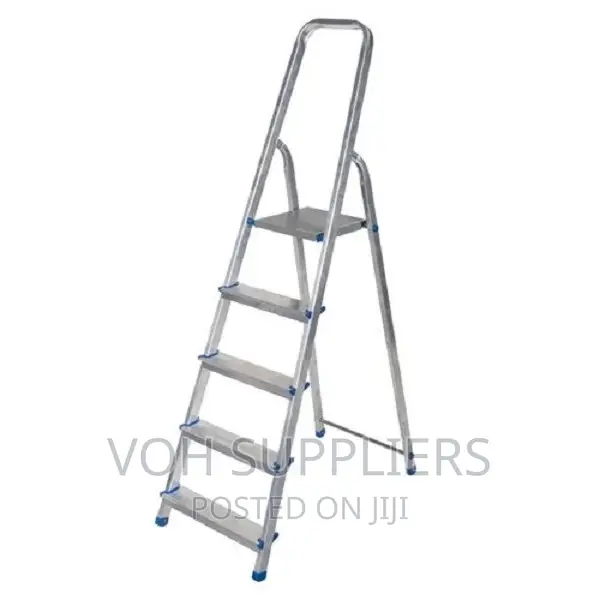 Aluminium Folding 5 Step Ladder With Platform Ladder