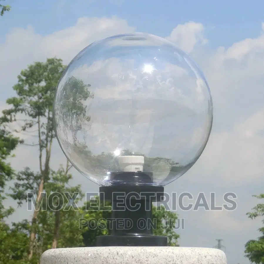 Clear Pillar/ Garden Light With Stand