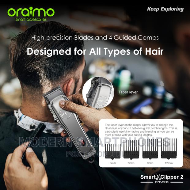 Oraimo Smartclipper2 Super Hair Clipper 150-Min Working - thumbnail 4