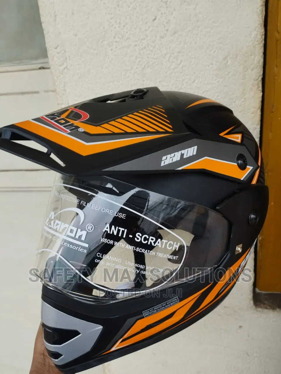 Motorcycle Helmet Aaron Off Road Graphic Helmet.